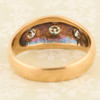 Second Hand 9ct Gold 3 Stone Diamond Gypsy Ring