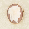Antique 9ct Gold Cameo Brooch