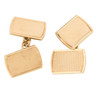Vintage 9ct Gold Rectangle Chain Cufflinks – 1962
