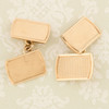 Vintage 9ct Gold Rectangle Chain Cufflinks – 1962