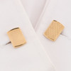 Vintage 9ct Gold Rectangle Chain Cufflinks – 1962