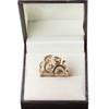 Second Hand 9ct Gold Wave Pattern Ring