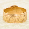 Second Hand 9ct Gold Wide Buckle Ring