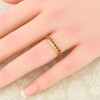 Second Hand 18ct Gold Garnet Eternity Band Ring