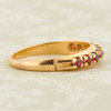 Second Hand 18ct Gold Garnet Eternity Band Ring