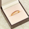 Second Hand 18ct Gold Garnet Eternity Band Ring