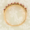 Second Hand 18ct Gold Garnet Eternity Band Ring