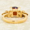 Second Hand 9ct Gold Garnet & Diamond Skull Ring