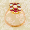 Second Hand 9ct Gold Opal & Red Paste Dress Ring