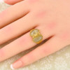 Antique Victorian 18ct Gold Cats Eye Chrysoberyl Dress Ring