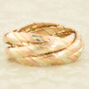 Second Hand 5 Band Russian Wedding Ring - Side View