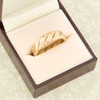 Second Hand 9ct Gold Link Wedding Band Ring