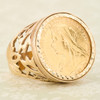 Second Hand 9ct Gold Sovereign Ring – 1892
