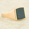 Second Hand Bloodstone 9ct Gold Signet Ring