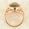 Second Hand 9ct Gold Smoky Quartz Signet Ring 