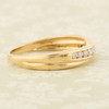 Second Hand 9ct Gold Diamond Cross-Over Eternity Ring