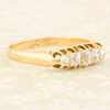 Antique 18ct Gold 5 Stone Mine Cut Diamond Ring