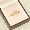 Antique 18ct Gold Sapphire & Diamond Dress Ring