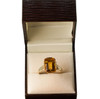 Pre-Owned Citrine 9ct Gold Ring