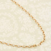 Vintage 9ct Gold Diamond Cut 22” Belcher Chain Necklace