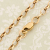 Vintage 9ct Gold Diamond Cut 22” Belcher Chain Necklace
