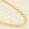 Second Hand 9ct Gold 20” Chunky Flat Curb Chain Necklace