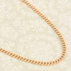 Second Hand 9ct Rose Gold 24” Curb Chain Necklace