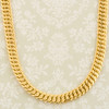 Second Hand 18ct Gold 15” Double Curb Choker Chain Necklace