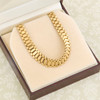 Second Hand 9ct Gold 17” Panther Link Chain Necklace