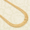 Second Hand 9ct Gold 17” Panther Link Chain Necklace