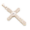 Second Hand 9ct White Gold Diamond Cross Pendant