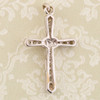 Second Hand 9ct White Gold Diamond Cross Pendant