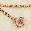 Antique 9ct Gold Watch Chain & Locket Fo