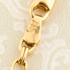 Antique 9ct Gold Round Locket with Figaro Chain