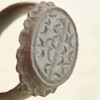 Late Medieval Bronze Signet Ring with Waves
