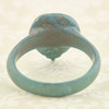 Late Medieval Bronze Shield Signet Ring with Cross