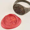 Tudor Period Bronze Warrior Signet Ring