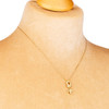 Second Hand 18ct Gold Diamond Drop Pendant and Chain