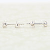 Platinum Diamond Stud Earrings – 0.20 carat