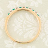 9ct Gold Emerald and Diamond Eternity Ring – 0.10 carat - SOLD 2408