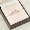 9ct Gold Sapphire and Diamond Eternity Ring