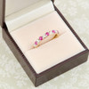 9ct Gold Ruby and Diamond Eternity Ring – 0.50 carat