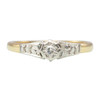 Vintage 18ct Gold Solitaire Diamond Engagement Ring