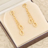 Second Hand 18ct Gold Chain and Ring Drop Earrings