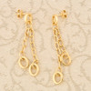 Second Hand 18ct Gold Chain and Ring Drop Earrings