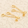 Second Hand 18ct Gold Chain and Ring Drop Earrings