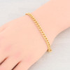 Second Hand 9ct Gold 8” Curb Bracelet
