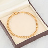 Second Hand 9ct Gold 8” Curb Bracelet