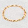 Second Hand 9ct Gold 8” Curb Bracelet