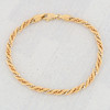 Second Hand 18ct 3 Colour Gold Rope Bracelet